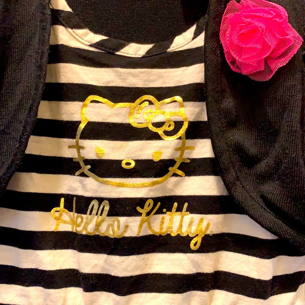NWOT Hello Kitty Striped & Ombré dress